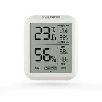 INKBIRD ITH-20, доступный цифровой гигрометр, электронный термометр для измерения температуры и влажности в помещении, метеостанция на открытом воздухе