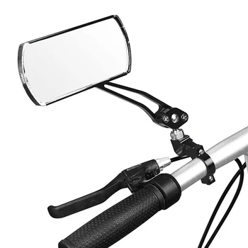 Гибкое Поворотное Велосипедное зеркало заднего вида из алюминиевого сплава с гибким поворотом на 360 °, Регулируемое велосипедное зеркало, велосипедные Аксессуары для MTB велосипеда, мотоцикла