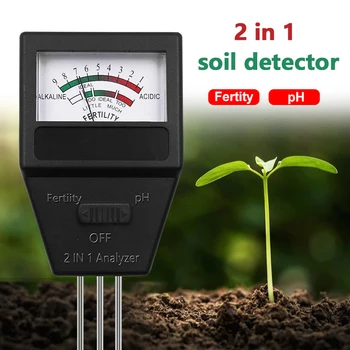 Измеритель PH плодородия почвы 2 в 1 С 3 зондами, тестер PH почвы, устройство для измерения плодородия растений, Измеритель кислотности Для Сада