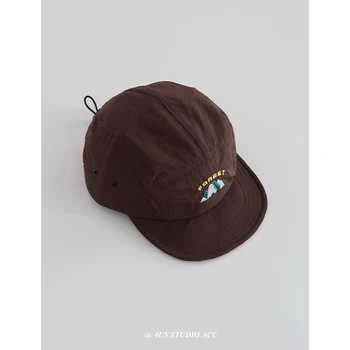 Женская шляпа в стиле хип-хоп с плоскими полями, уличная трендовая универсальная солнцезащитная шляпа для улицы, быстросохнущая бейсболка