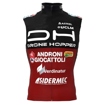 2022 DRONE HOPPER ANDRONI Team Летний Жилет для Велоспорта Без Рукавов Mtb Одежда Велосипедный Спорт Майо Ciclismo Велосипедная Одежда