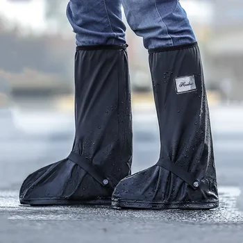 непромокаемые ботинки для мужчин и женщин, нескользящая, толстая, износостойкая непромокаемая обувь для велоспорта