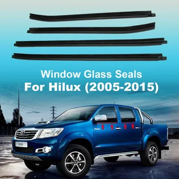 Для Toyota Hilux SR5/VIGO/MK6 ПИКАП 2005-2015 Автомобильные Уплотнительные Ремни Для Окон и Дверей, Отделка ПВХ Уплотнителями, Дверной Ремень