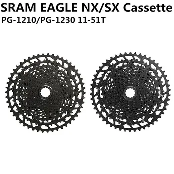 SRAM EAGLE NX SX Кассета SX PG 1210 NX PG 1230 11-50 T 12s Скоростная MTB Велосипедная Кассета Свободного Хода 12 Скоростной MTB Велосипедный велосипед