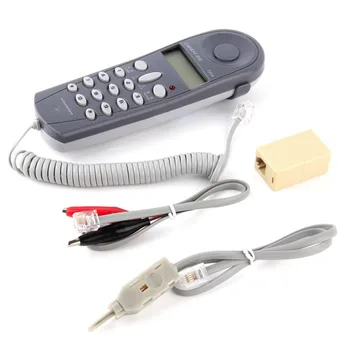 Телефонный тестер для стыковых работ, линейный инструмент, набор сетевых кабелей, профессиональное устройство C019 Для проверки неисправности телефонной линии