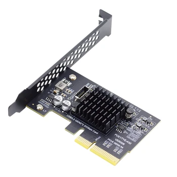 Разъем Zihan Type-E USB 3.2 Gen2 20 Гбит/с на передней панели к адаптеру PCI-E 4X Express Card для настольной материнской платы