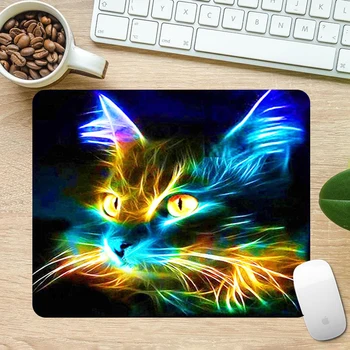 Большая Акция 22X18 см Мультфильм Kawaii Cat pad Head Designs Настольный Коврик Для Мыши Ноутбук Компьютерная Игровая Клавиатура Коврик Для Мыши Коврик Для Животных