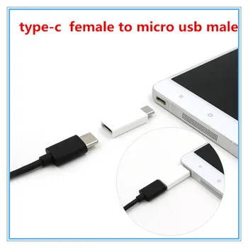 Конвертер USB Micro в Type C Разъем для зарядки и передачи данных для XiaoMi Google Chromebook Oneplus Two