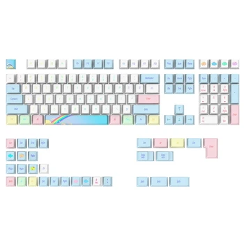 Уникальные колпачки для ключей из 139 ПБТ для механических игровых клавиатур Эргономичный дизайн