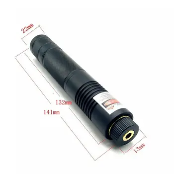 мобильный Портативный лазерный модуль 660 нм с регулируемой фокусировкой точечного красного света 660T-250