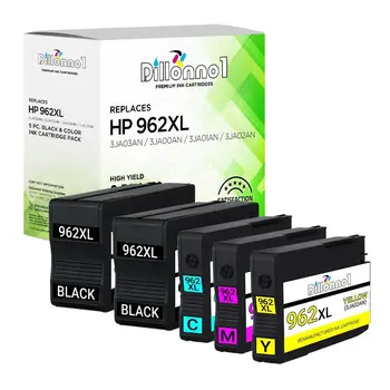 5PK 962XL Новые чернила с чипом для HP Officejet Pro 9010 9015 9018 9020 9025 