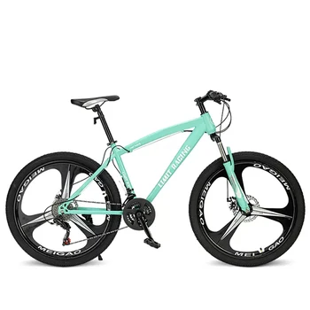24-скоростной горный велосипед из высокоуглеродистой стали с двойным дисковым тормозом, мужской и женский легкий внедорожный велосипед с переменной скоростью для взрослых, новый