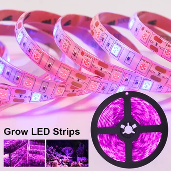 5v Grow Led Цветочный Аквариум с Полным Спектром Освещения USB ФитолЕнта Для Выращивания В помещении Лампы Для растений SMD2835 Grow LightLED Полосы