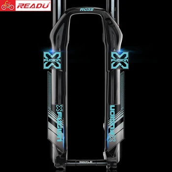 READU X-fusion RC32 наклейки на переднюю вилку горного велосипеда, наклейки на переднюю вилку MTB велосипеда, наклейки на велосипедные наклейки, аксессуары для велосипедов