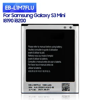 Новый Сменный Аккумулятор EB-L1M7FLU Для Samsung Galaxy S3 Mini S3Mini GT-I8190 I8190N I8190 i820J Аккумулятор