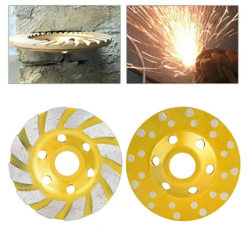 100 мм/4 дюйма алмазный шлифовальный круг чашка шлифовальный диск для полировки камня, бетона, керамики