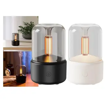 Портативный Мини-ароматический диффузор Kesoto, USB-увлажнитель воздуха, эфирное масло, свеча, декоративный распылитель холодного Тумана для дома