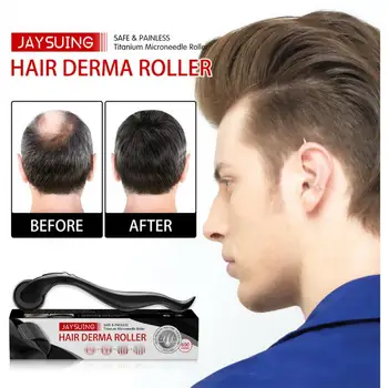 Натуральные Волосы Для Роста Бороды Derma Micro Dermaroller Для Восстановления Волос Против Выпадения Волос Мужские Средства для роста волос