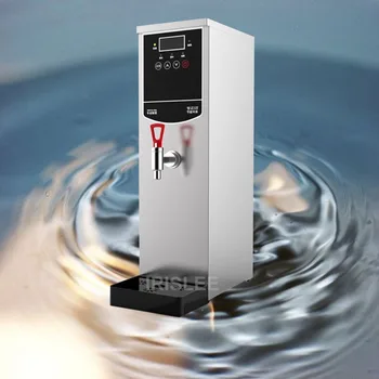 Распределитель горячей воды Коммерческая машина для подачи горячей воды 40Л/ч, черный бойлер из нержавеющей стали для магазина bubble tea 2000 Вт