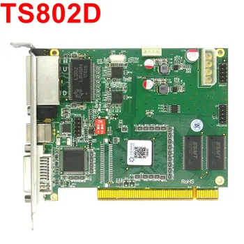 LINSN TS802 Полноцветная Отправляющая карта TS802D RGB Синхронная светодиодная карта управления Для P3 P4 P10 P6 P2 P2.5 светодиодный настенный видеотелевизионный дисплей