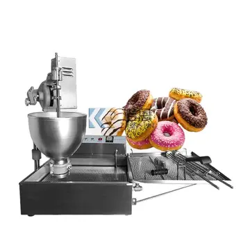 Пекарня Электрическая Мини-Машина Для приготовления Пончиков Автоматическая Коммерческая Машина Для Приготовления Пончиков Автоматическая Фритюрница для пончиков На продажу