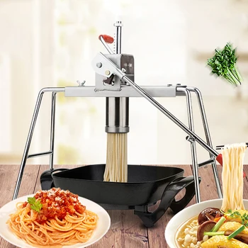 Ручная Лапшерезка из нержавеющей Стали с 12 штамповыми головками, пресс для макаронных изделий, кухонные инструменты для приготовления Спагетти