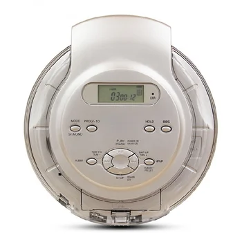 Портативный CD-плеер Walkman с системой усиления басов, Высококачественные музыкальные Ударопрочные диски формата MP3, ЖК-дисплей 3,5 мм, аудиоинтерфейс