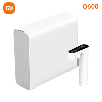 Xiaomi Мгновенный очиститель горячей воды Q600 1S Быстрый нагрев 1,58 Л/мин сточных вод Сенсорный Умный Дисплей RO композитный фильтрующий элемент для reve