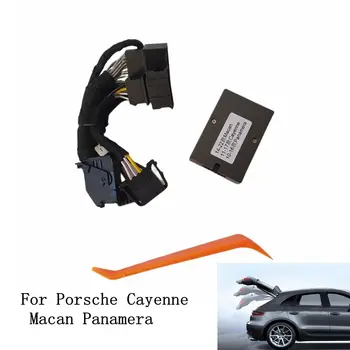 Модуль Автоматического Закрытия багажника Автомобиля С Дистанционным Выпуском Для Porsche Cayenne Macan Panamera Key Control Модуль Электрического Заднего Выключателя