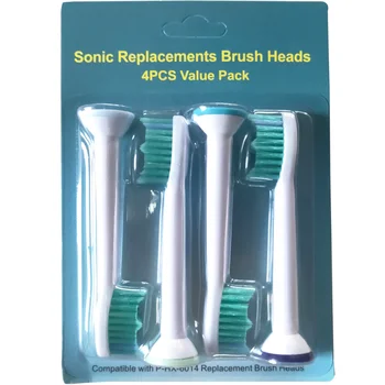 4 сменных набора щеток Sonicare Diamond Clean здоровы, белы и легко моются для удаления зубного камня оптом