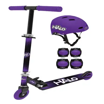 Комбинированный скутер-фиолетовый