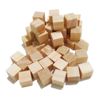 50 штук 10 мм Незаконченных деревянных кубиков, деревянные квадратные блоки, украшения для поделок, Алфавитные блоки, кубики с цифрами или пазлы