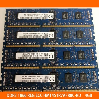 Оперативная память 4G 4GB 1RX8 PC3-14900R DDR3 1866 REG ECC HMT451R7AFR8C-RD Серверная Память Высокого Качества Быстрая доставка