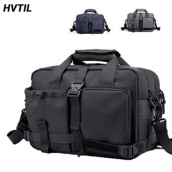 HVTIL Мужская сумка Большой емкости для ноутбука, сумка-мессенджер, сумка для инструментов, высококачественная Уличная Повседневная дорожная Модная сумка через плечо