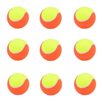 9 шт. эластичный мягкий мяч для пляжного тенниса, высококачественные тренировочные спортивные резиновые теннисные мячи