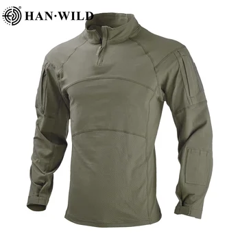 Тактическая рубашка Army Combat s, топы для страйкбола, Военный пейнтбол, Охотничья одежда, сафари для мужчин