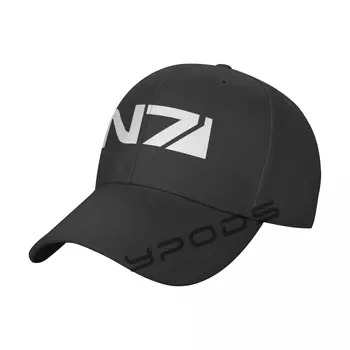 Бейсбольная кепка с логотипом Mass Effect N7 для мужчин и женщин, классическая шляпа для папы, обычная кепка с низким профилем