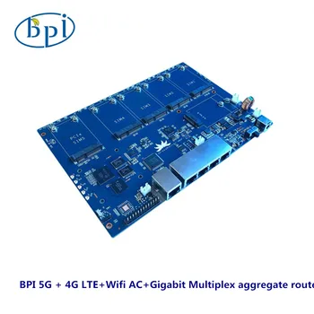 Banana PI BPI5G + 4G LTE + WiFi AC + Гигабитный мультиплексный агрегатный маршрут